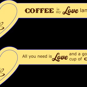 Valentine Coffee Scoop SVG PDF DXF digital download to make your own with a Glowforge or other laser machine