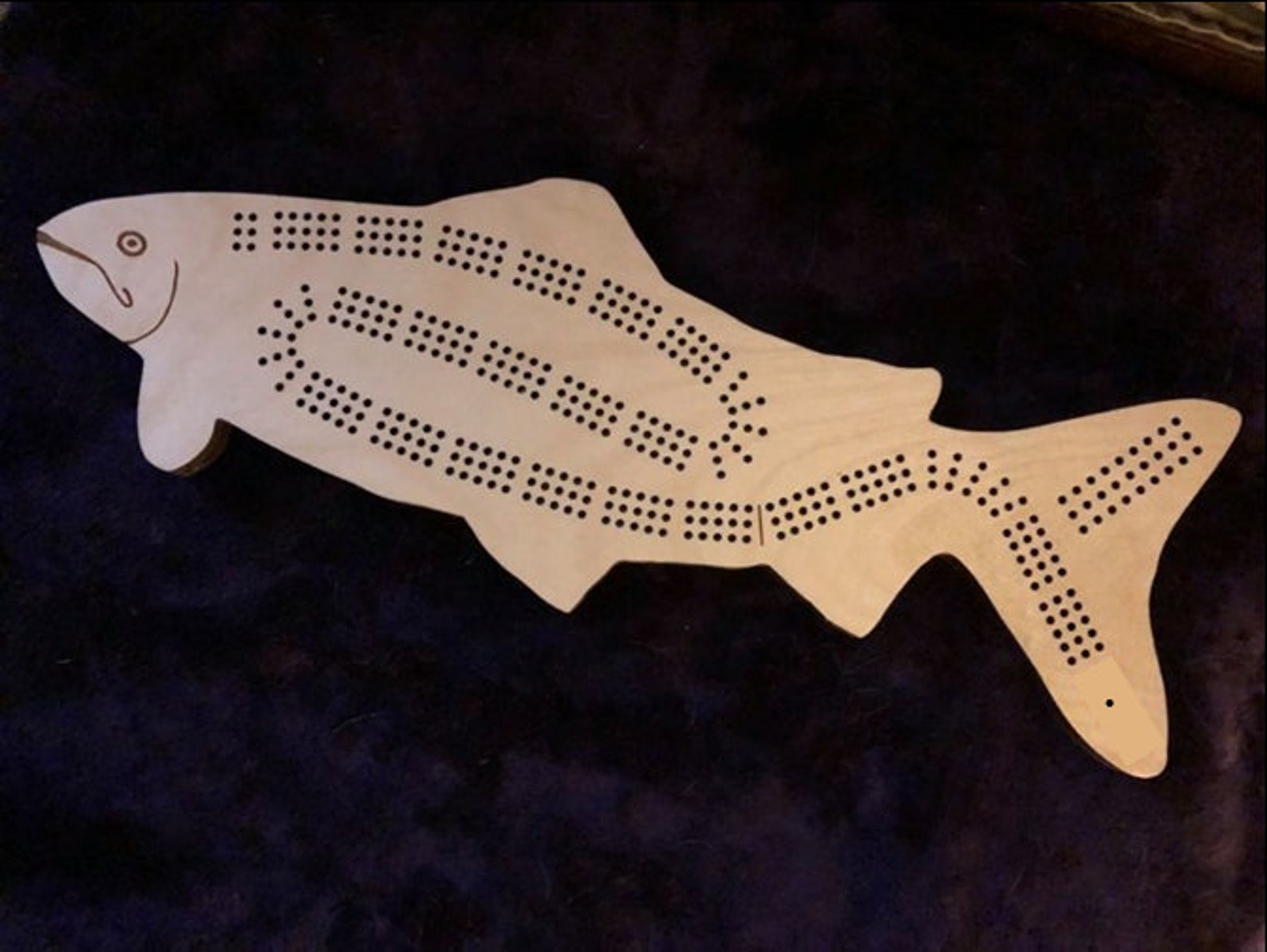 Fish Cribbage Board Digital Files Including SVG PDF and DFX Etsy