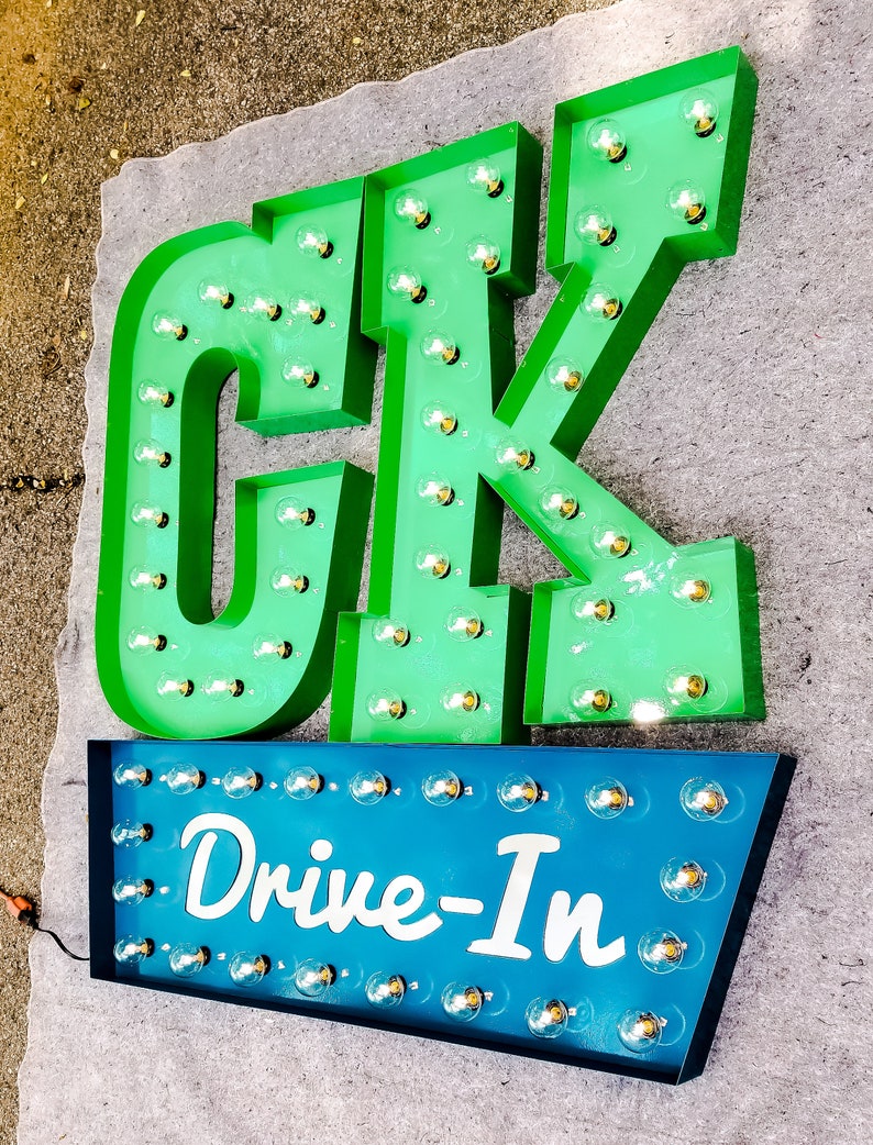 Contact Us for a Quote. Stacked Signs Marquee Signs Custom Etsy