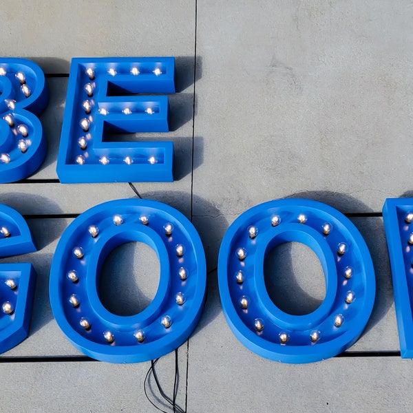 Lighted Letters Etsy