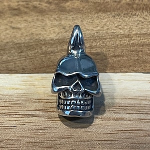 Skull Pendant - Hand-cast Sterling Silver