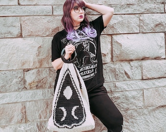 Ouija Tote Bag, Crochet Pattern