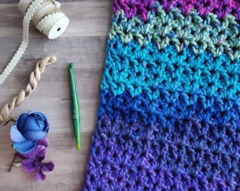 Cancer Bulky Oversized Crochet Scarf Pattern