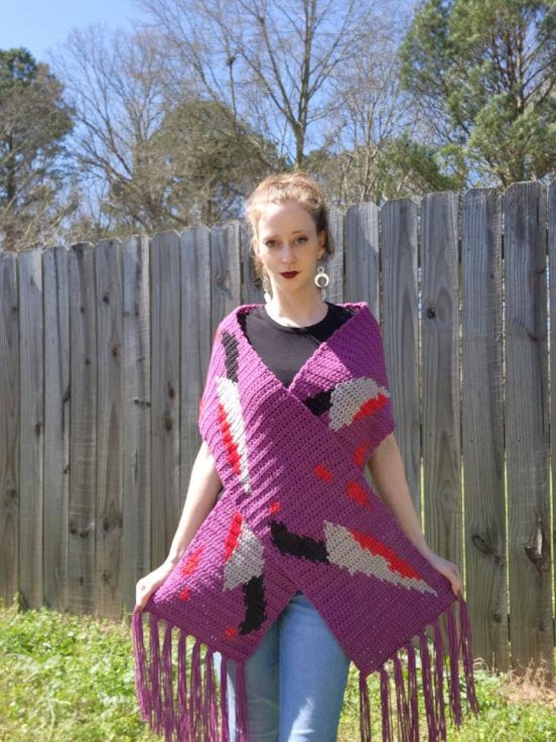 Slasher Flick Crochet Scarf Pattern - Etsy