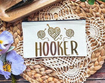 Gold Hooker Notions Pouch