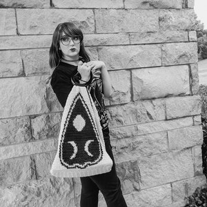 Ouija Tote Bag, Crochet Pattern image 6