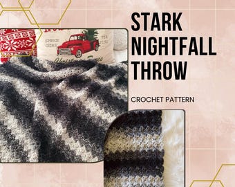 Stark Nightfall Crochet Throw Pattern