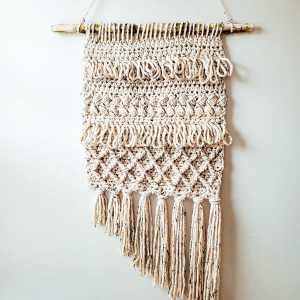 The Highlander Crochet Wall Hanging Pattern// Pattern for The Highlander