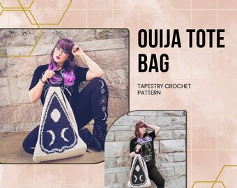 Ouija Tote Bag, Crochet Pattern