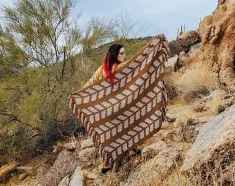 Wheat Throw Blanket Pattern