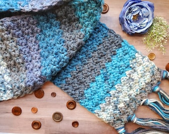 Taurus Oversized Crochet Scarf Pattern