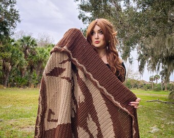 Morrowind Crochet Throw Pattern