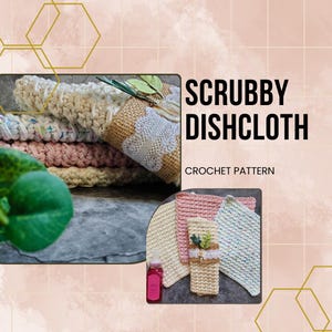 Scrubby Dishcloth Crochet Pattern