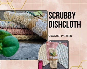 Scrubby Dishcloth Crochet Pattern