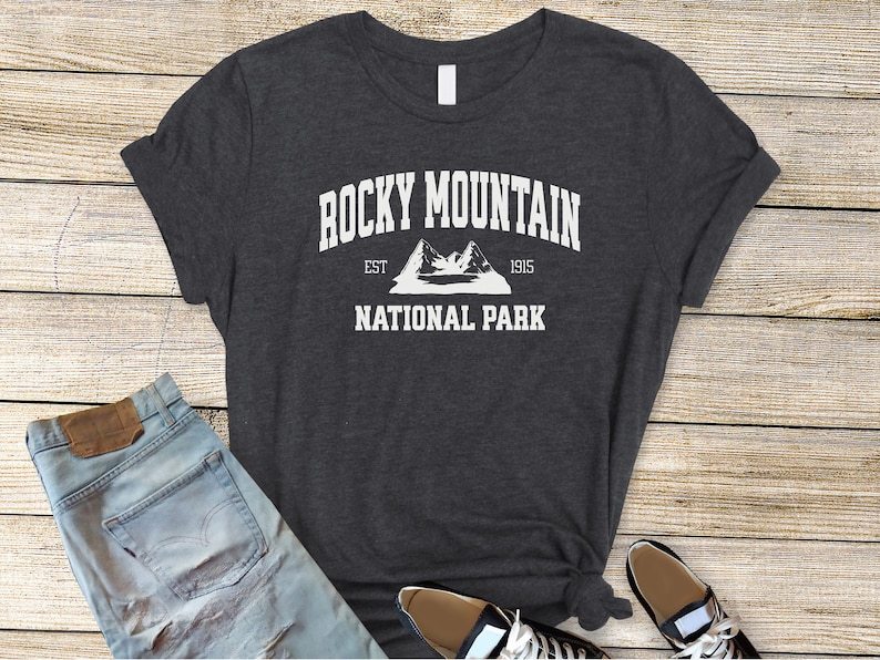 Rocky Mountain National Park T-shirt Outdoor Colorado Tshirt Forest