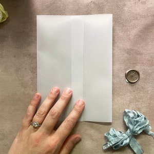 blank vellum paper 5x7, vellum invite wrap, vellum wrap for wedding invitations, vellum jacket, DIY wedding invites, vellum invitations