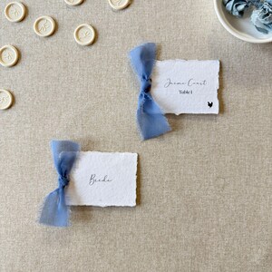 Handmade paper Gift tag personalized, pink gift tags for wedding favor, shower gift tag with name, bridesmaid gift tags with ribbon image 8