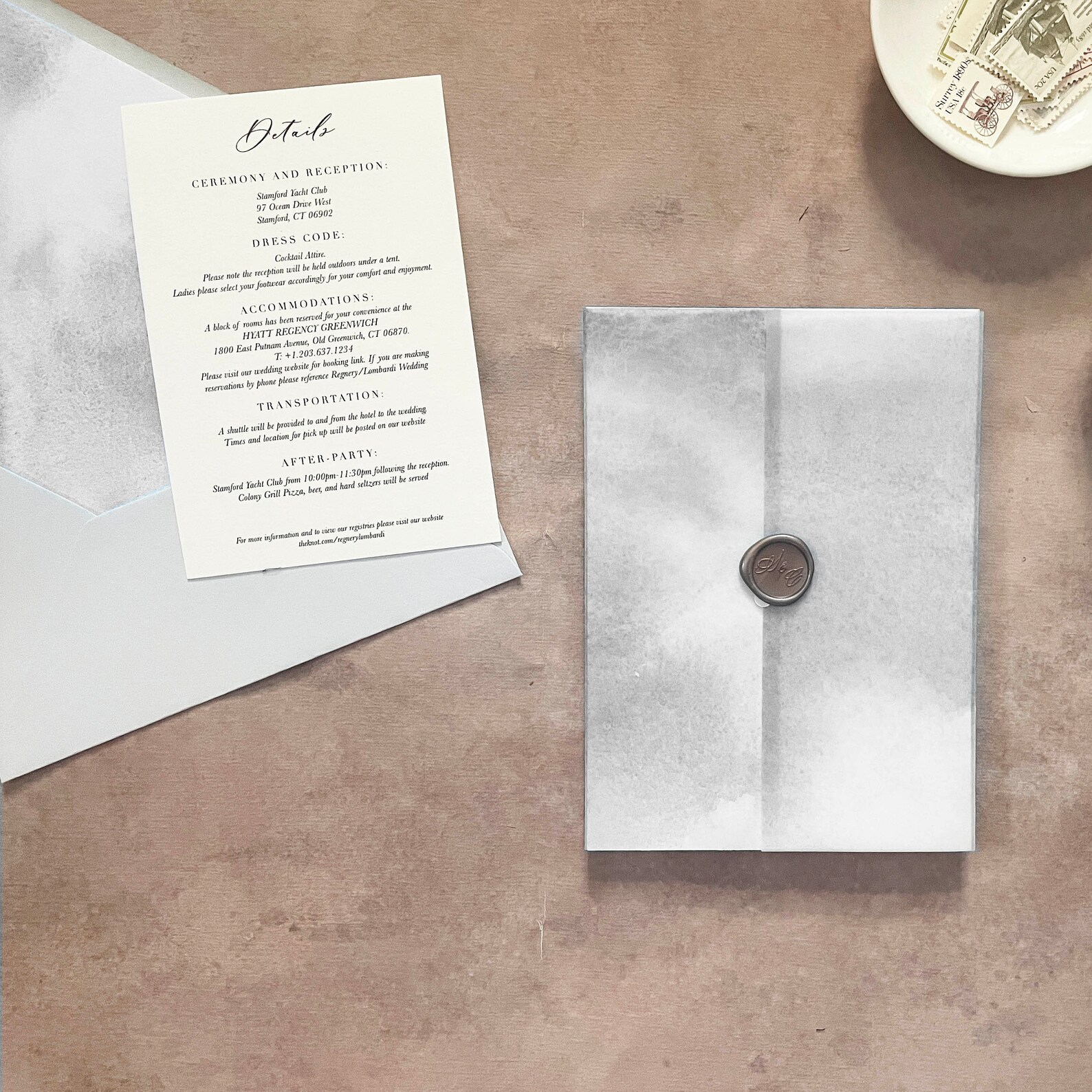 Envelope Wrapper Neutral Vellum Wrap for Invitation, Watercolor Vellum Paper Packs ...