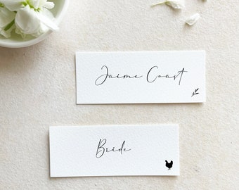 place cards with meal choice printed, calligraphy place cards with meal preference escort cards for wedding meal choice name cards wedding