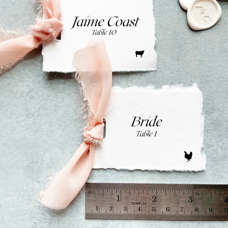 Handmade paper Gift tag personalized, pink gift tags for wedding favor, shower gift tag with name, bridesmaid gift tags with ribbon image 5