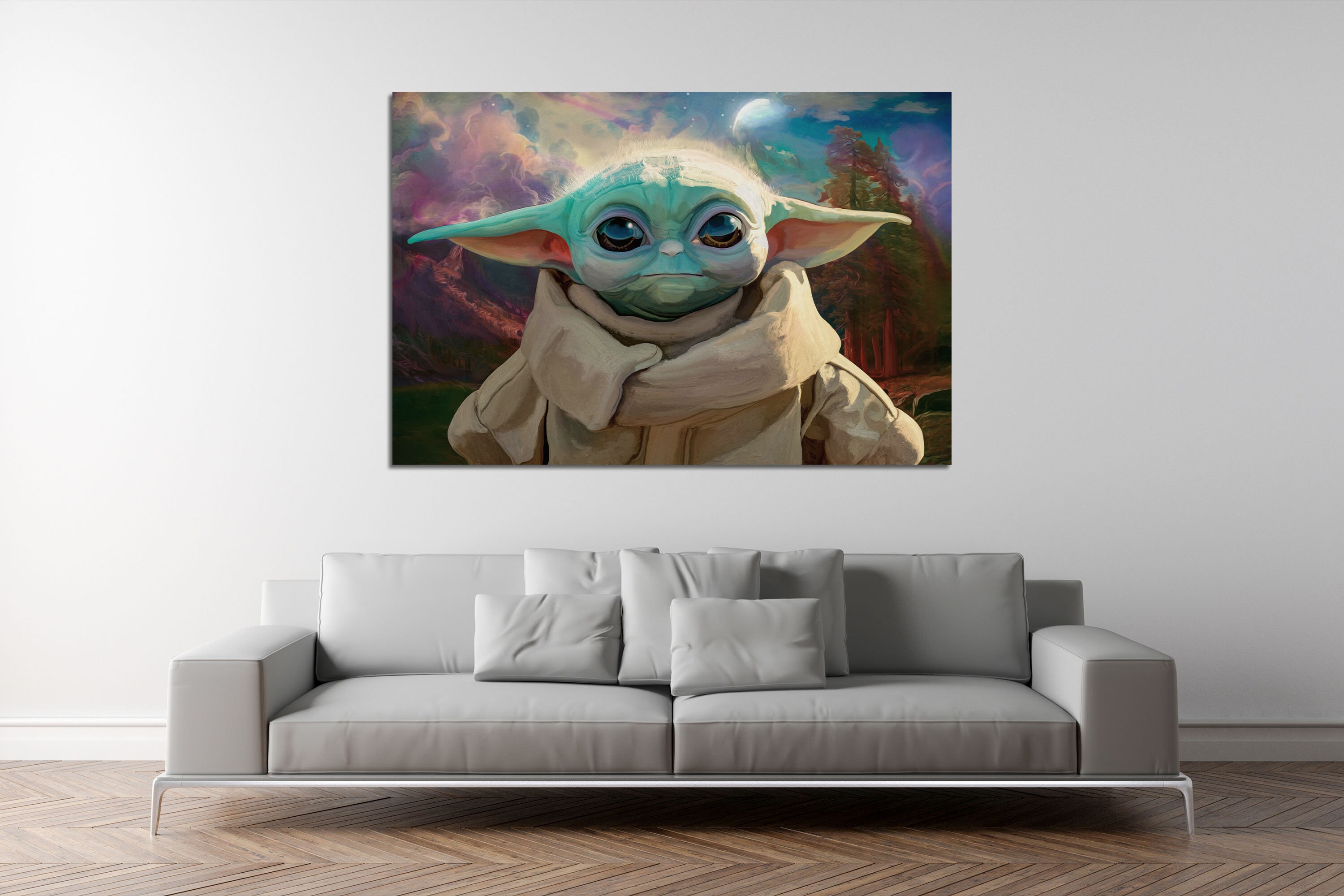 The Child Art Print art print canvas baby yoda fan art Etsy