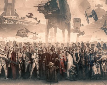Star Wars Canvas Art | Etsy