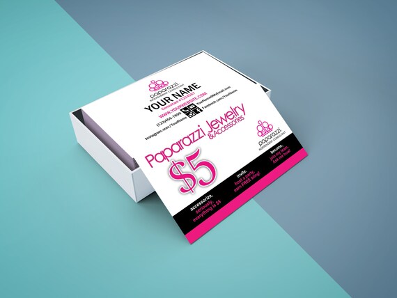 Paparazzi Business Card Digital Or Printed FREE SHIPPING