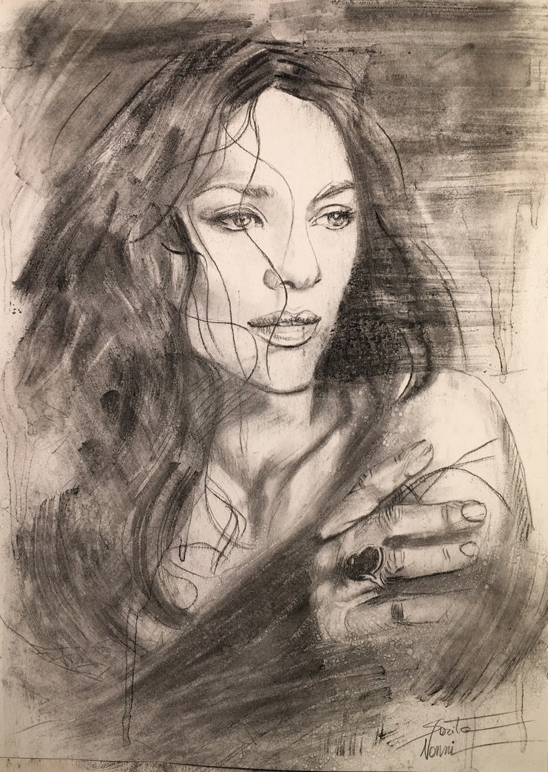 Sketch From Photos personalized Sketch Charcoal Drawings Etsy