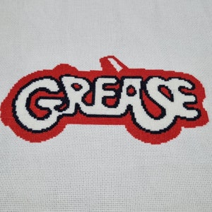 Grease Broadway Musical Cross Stitch PDF Pattern - Grease Car