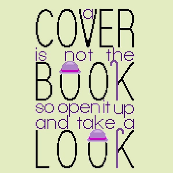 Cover is not the Book Cross Stitch Pattern from Mary Poppins Returns