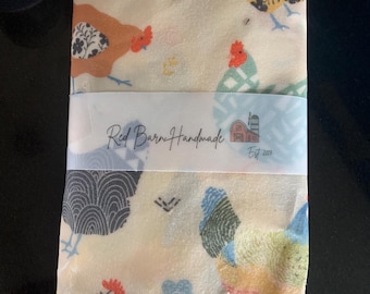 Hand Made, Organic Beeswax, Fabric Medium Bag.