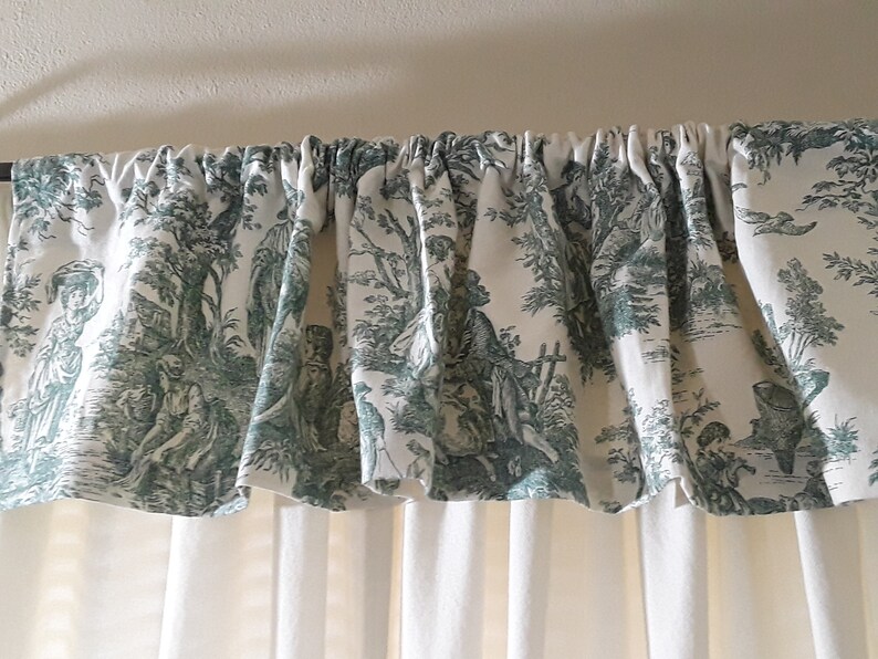Beautiful French Toile Window Valances Etsy
