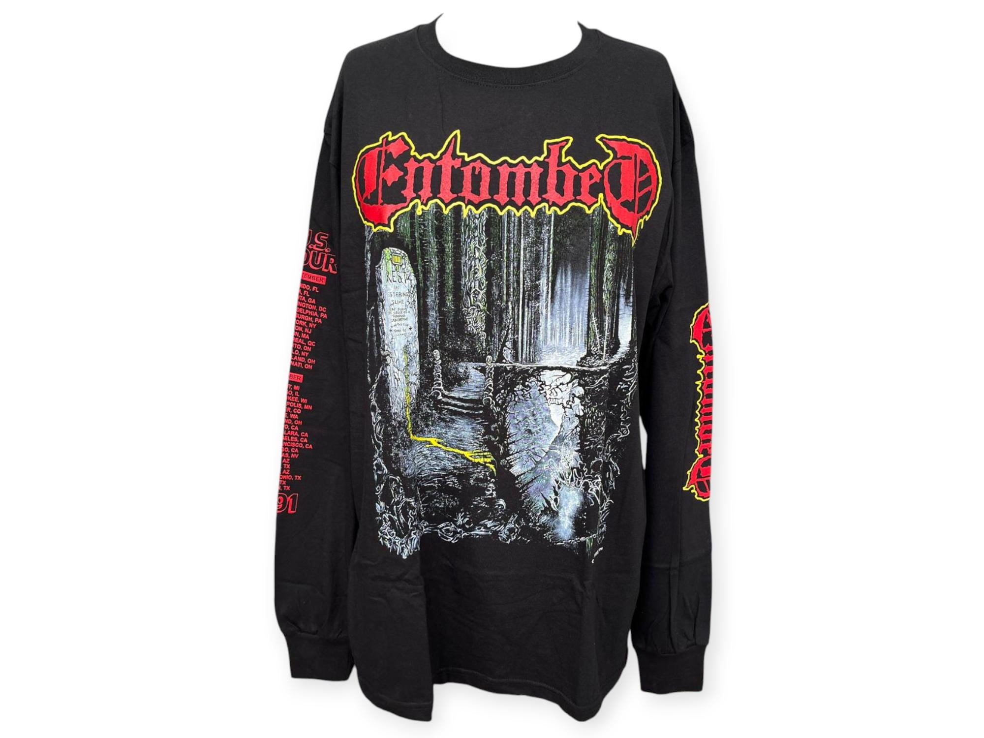 Entombed ツアーTシャツ Lサイズ 黒 【公式通販】