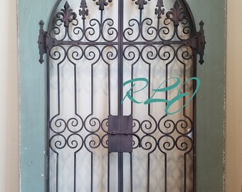 Wrought Iron Wall Art Etsy