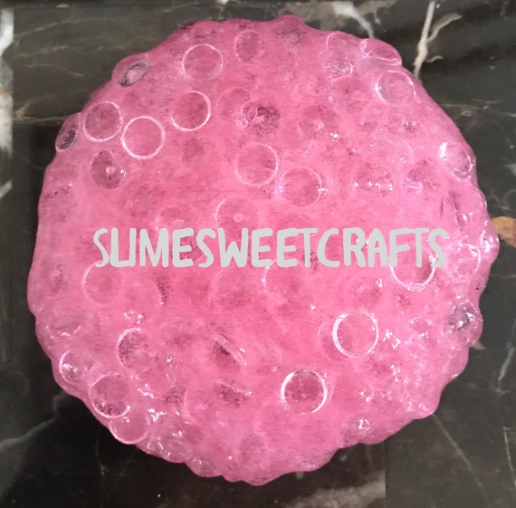 Fluffy Pink Fishbowl Slime 1oz-2oz-4oz-8oz | Etsy