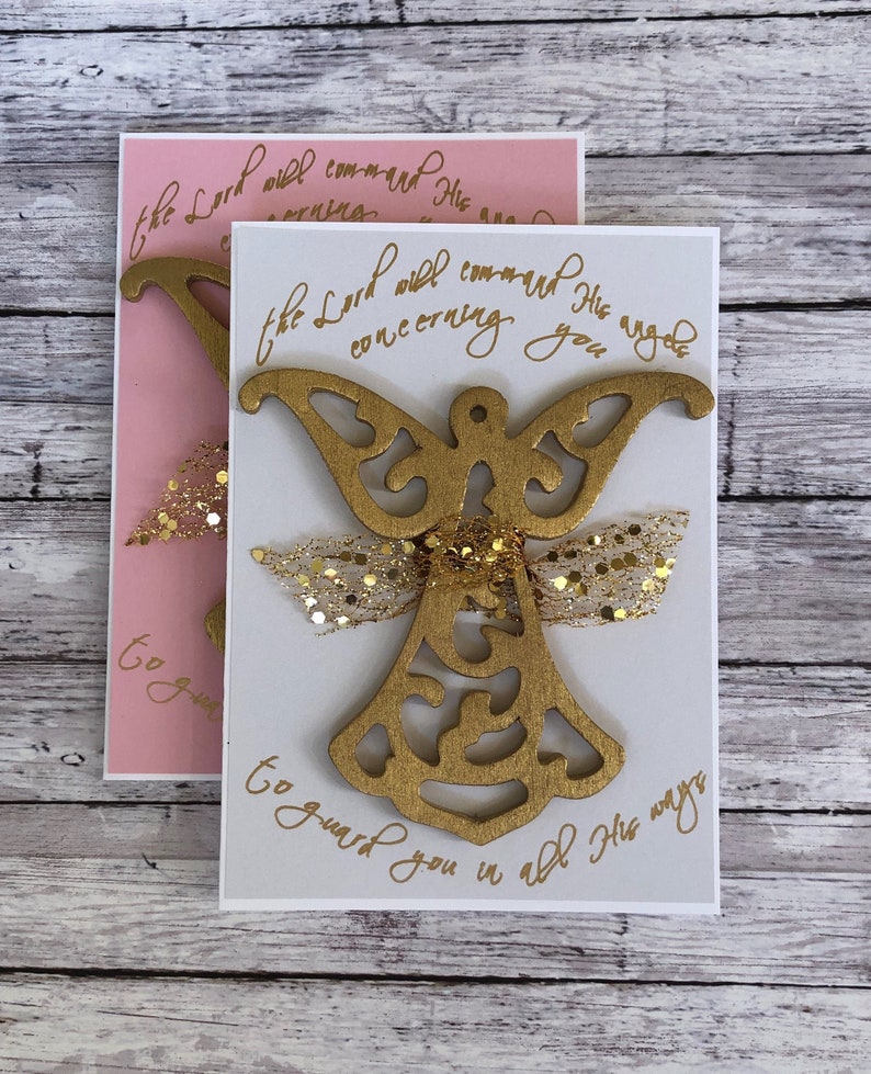 Guardian Angel Bible Verse Psalm 91 Scripture Card For Baby  Etsy