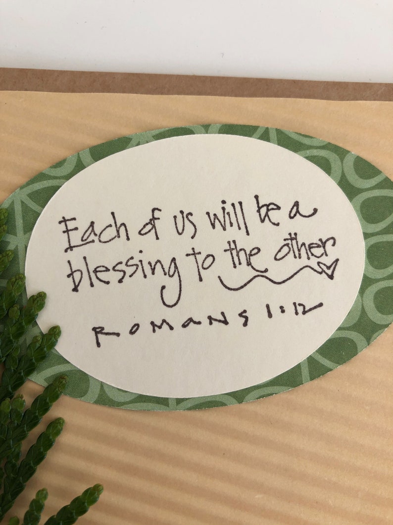 Christian Thank You Card With Bible Verse Religious Thank You Etsy