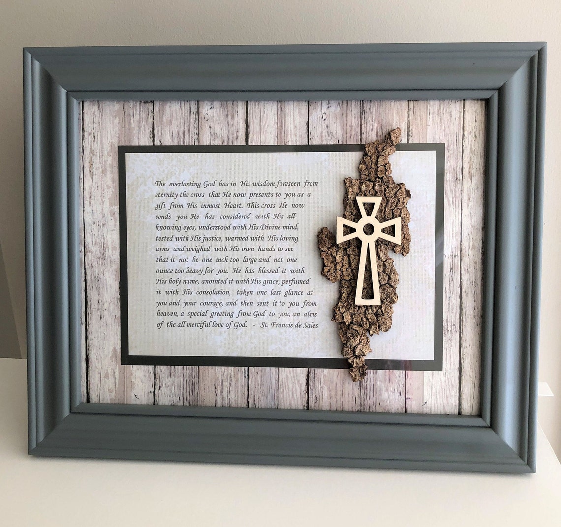 St. Francis de Sales Prayer Catholic Greeting Card Carrying Etsy St. Francis de Sales Prayer Catholic Greeting Card Carrying Etsy