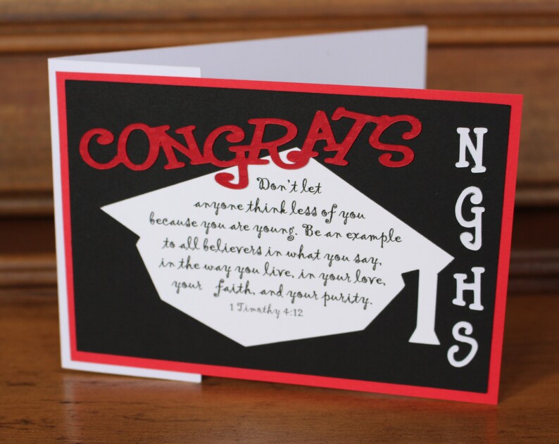Custom Christian Graduation Card CONGRATS With Scripture Etsy custom-christian-graduation-card-congrats-with-scripture-etsy