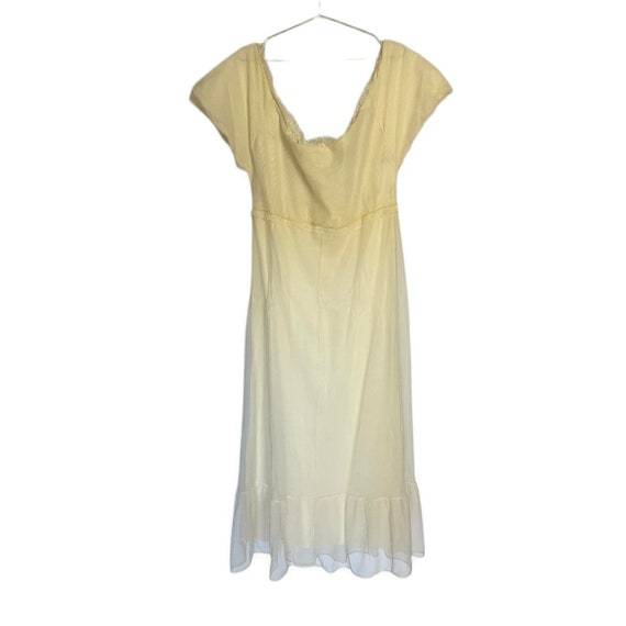 Vintage 70s Lingerie Nightgown Gem