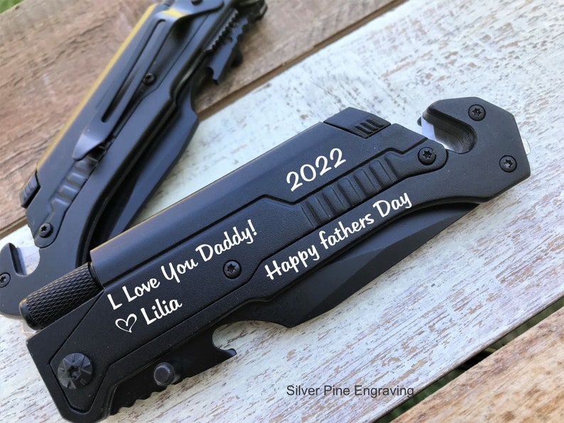 Gift From Daughter Fathers Day Gift From Wife Fathers Day Gift From Kids Personalized Gift Engraved Pocket Knife