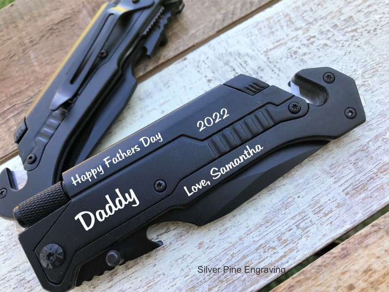 Gift From Daughter Fathers Day Gift From Wife Fathers Day Gift From Kids Personalized Gift Engraved Pocket Knife 