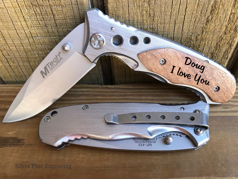 Pocket Knife Dad Birthday Gift Mens Gift Dad Gift From Etsy