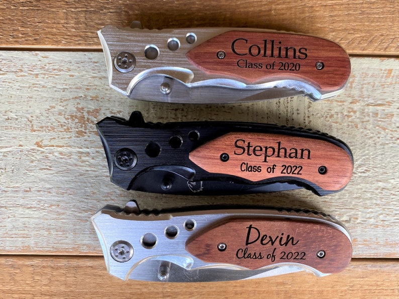 Graduation gifts for him, High School Graduation, Graduation gift for son, Brother Graduation Gift, Engraved Pocket Knife, Personalized Gift 