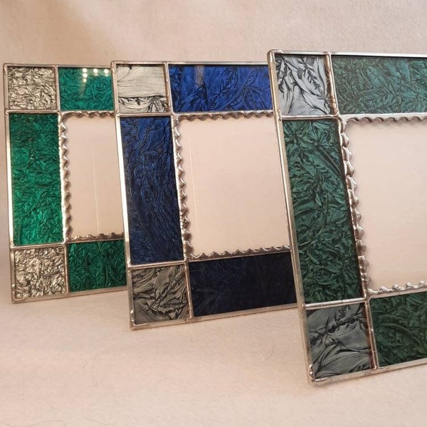 4x6 Stained Glass Photo Frame Etsy