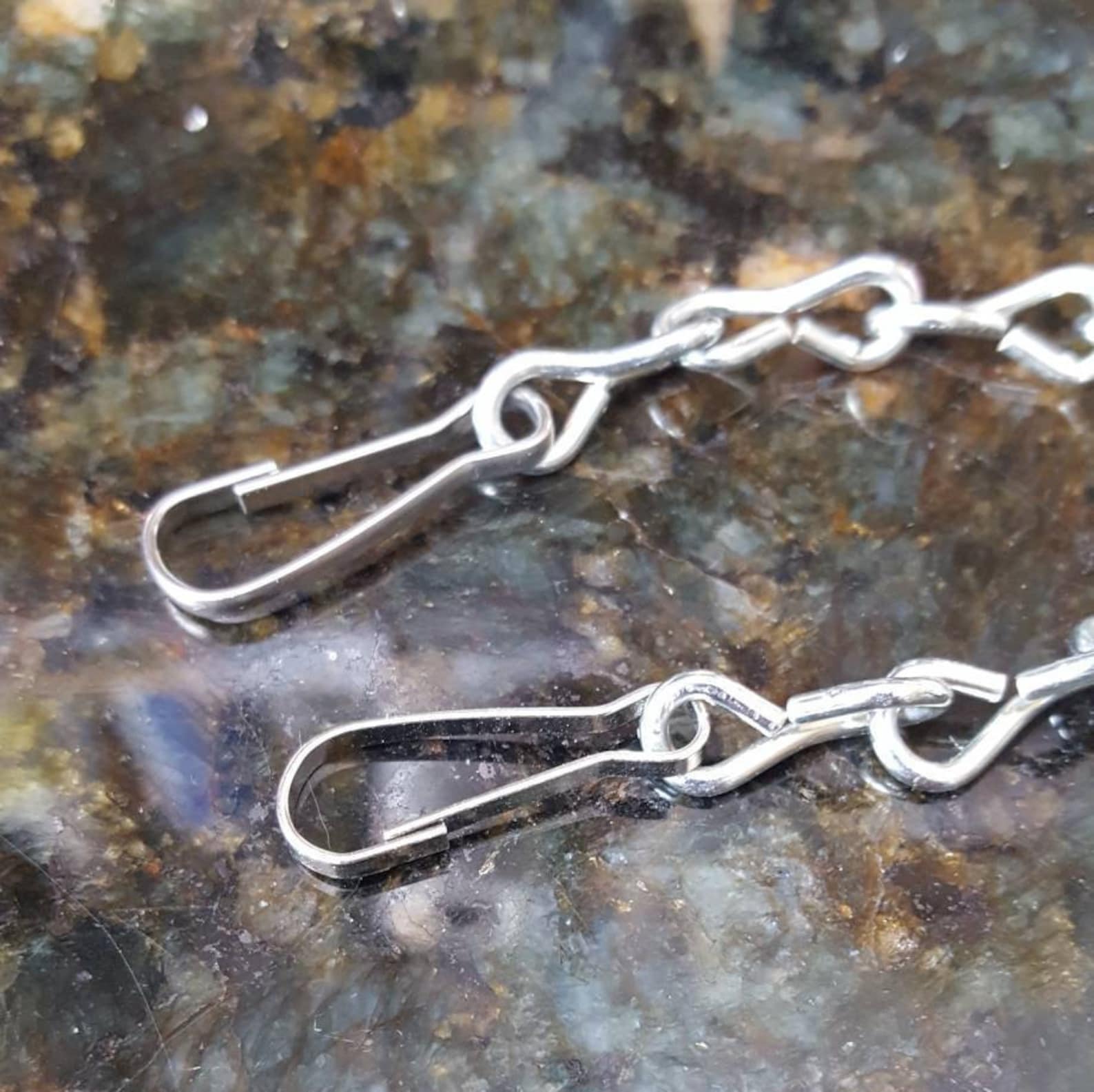 16 Gauge Jack Chainsilver Finish Sold by the Foot & Comes With 2