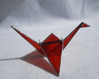 Stained Glass Origami Crane Pattern (Digital Download)