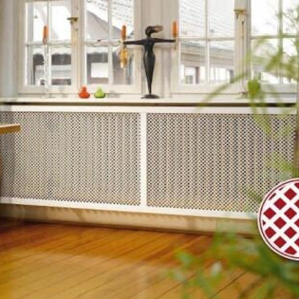 Radiator Cover Sheet Cabinet Decorative Screen Panel Mesh Grille Radiator Grill