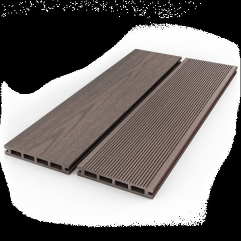 Composite Decking Boards Timber Plastic Decking Grey Black Etsy UK