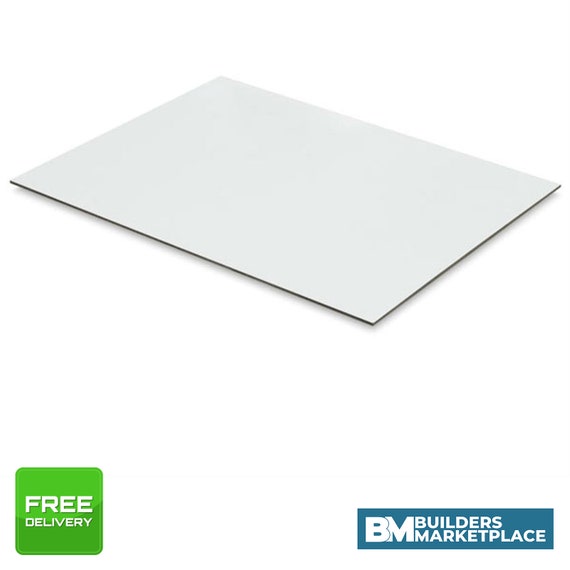 White Hardboard White Faced Hardboard Sheets - 3.2mm Hard board Sheets